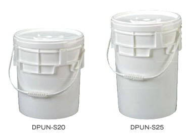 固体用UN規格対応プラスチックペール缶　21.3L、26.4Lイメージ