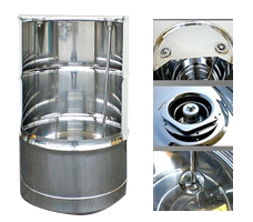 ドラムバルブ専用 鍋底クローズドドラム（SPC）（100L、200L）イメージ