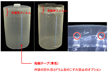 200Lクローズ内袋 特長・用途